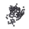100pcs Din934 M2 M5 Black Zinc Plated Carbon Steel Metric Thread Hex Hexagonal Nuts