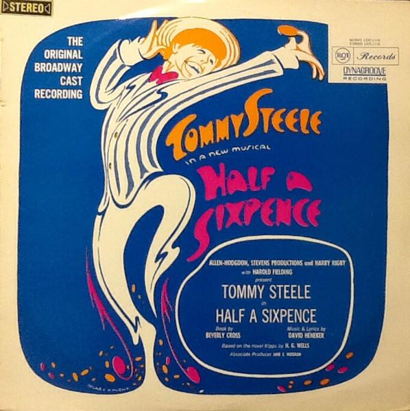

LP Record TOMMY STEELE HALF A SIXPENCE The Original Broadway Cast Recordin LSO1110 RCA 1965 Australia Soundtracks Musicals Used