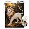 5D Pearl Kit Pearl Lion Majestic Design DIY Enamel Art for Living Room Bedroom Wall Decoration Handmade Gift