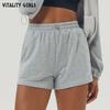 Vitality Girls Loose Sports and Leisure Shorts Women's Easiest for Match Hip Raise Slimming Drawstring Terry Running Hot Pants
