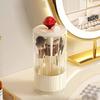 Plastic Makeup Brushes Holder with Lid Cosmetic Brushes Storage Box  Lipstick Container