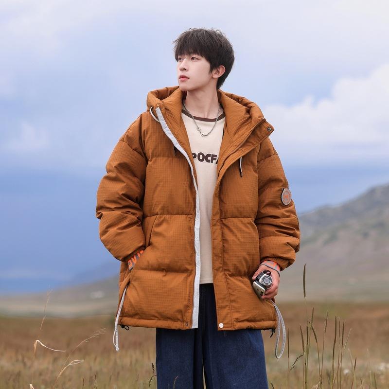 Winter New Youth Fashion Trend Casual Versatile Men and Women Thickened Warm Cold Down Jacket Warm
