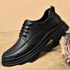 FashionGenuine Leather Men Shoes Retro Style Casual Shoes Leisure Walk Oxford Footwear New Fashion Man Versatile Walking Shoes Sneakers