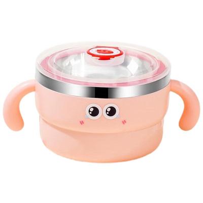 Wutuo Children's 316L Stainless Steel Bowl with Handle
