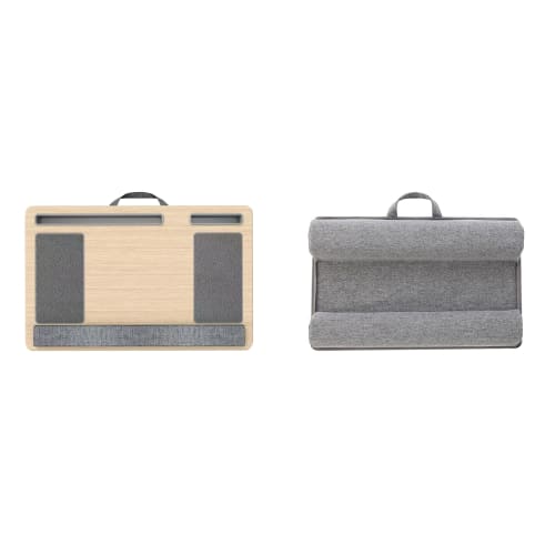 Nakabayashi, Digio2 Laptop/Tablet Knee Table Natural Wood Grain Z8914
