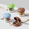 Plastic 4 Grids Pill Box Sealed Travel Pill Container Multi-functional Pill Dispenser  Fish Oil