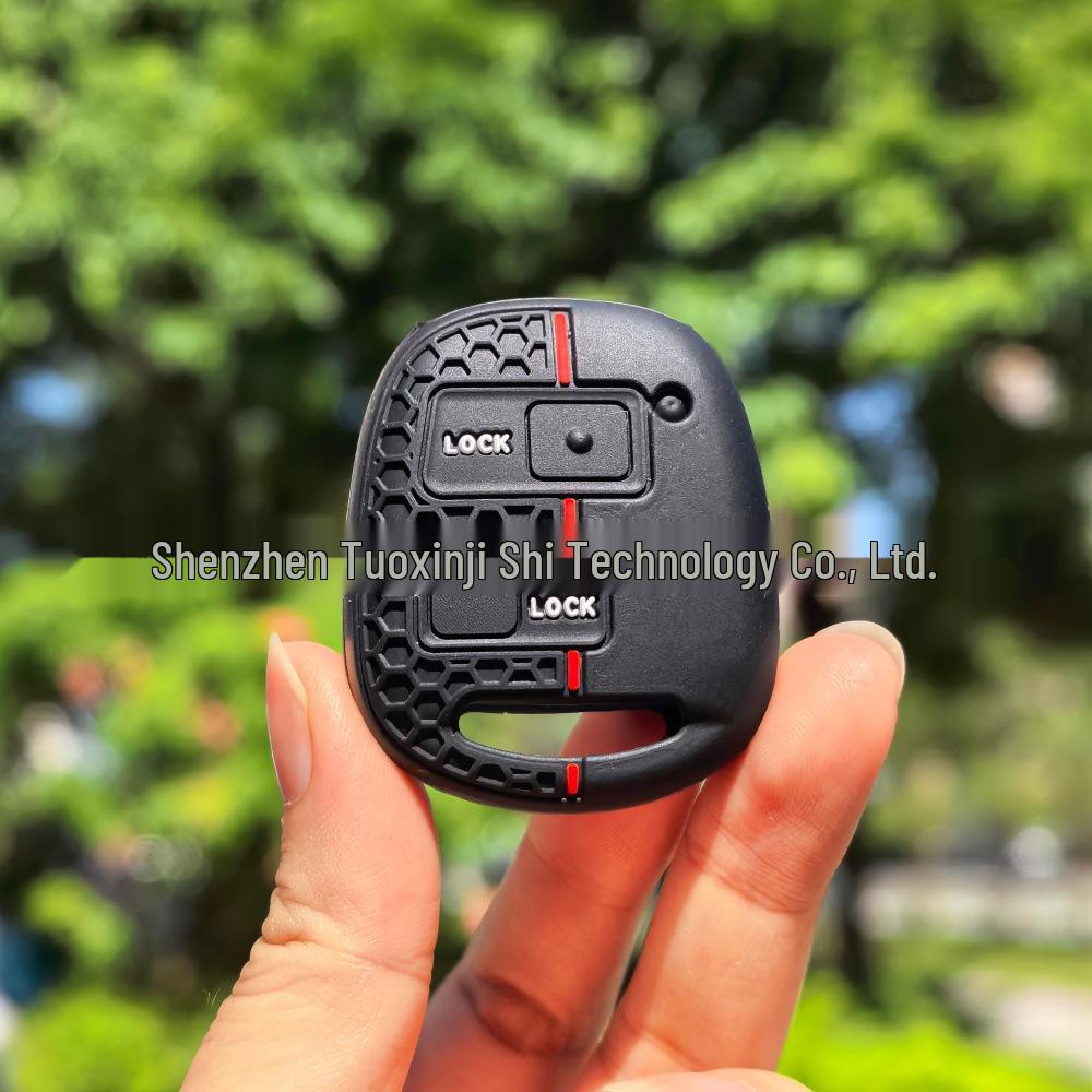 Toyota Prado 3-Button Honeycomb Silicone Key Cover (No Logo) for FJ Cruiser