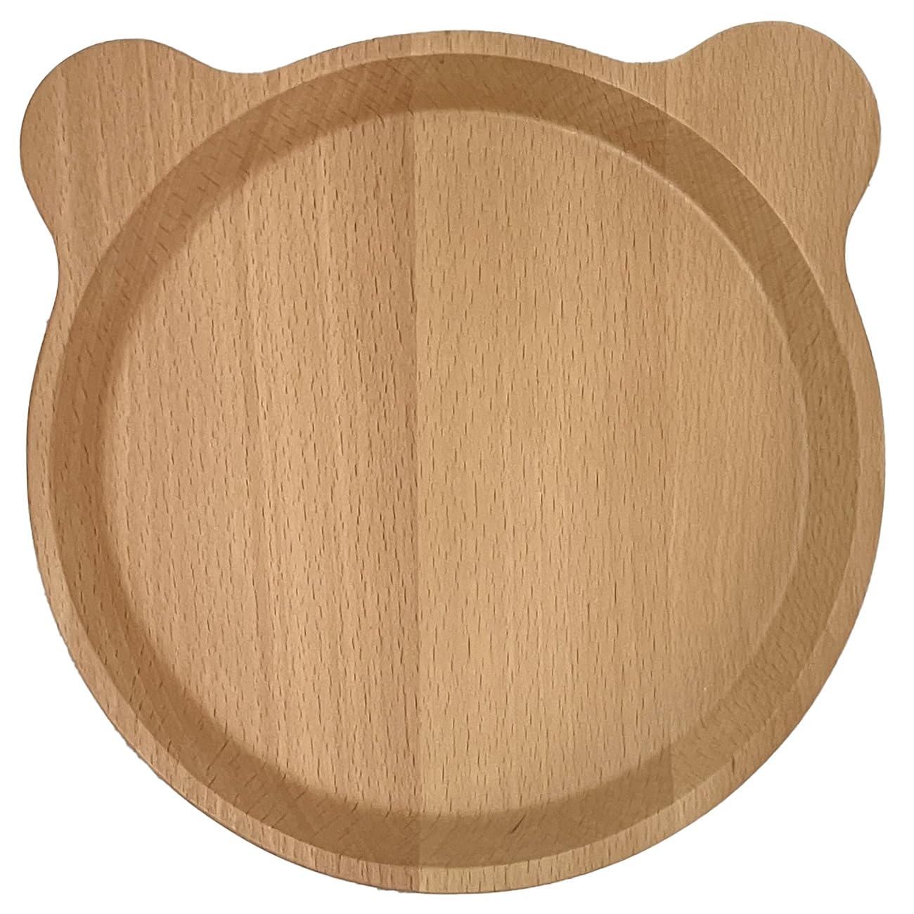

Alphax Children s Wooden Animal Plate, 23 x 20 x 2 cm, Animal Kids Plate, Bear, AP-914327