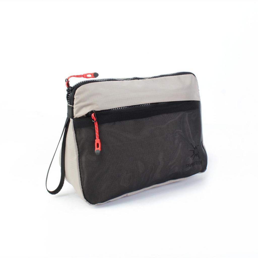 Water-Repellent Ultra-Light Mesh Toiletry Bag for Men & Women - Large Capacity, Travel & Commute Makeup Organizer