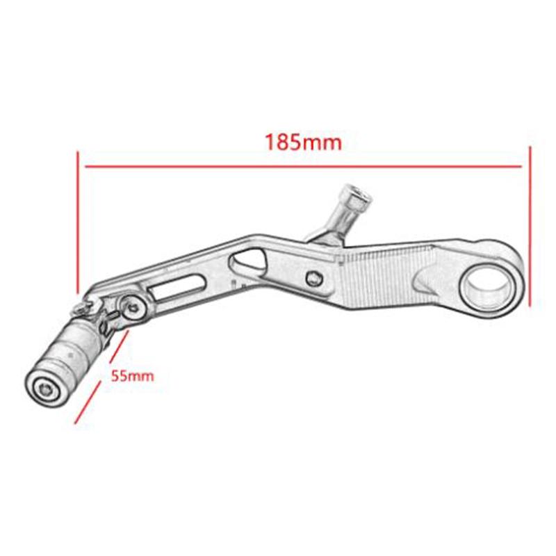 For BMW F750GS F850GS Adventure 2018 2019 2020 2021 2022 Motorcycle Foldable Aluminum Folding Gear Shifter Shift Pedal Lever