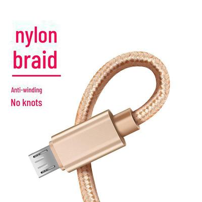 3M Nylon geflochtenes Micro-USB-Ladekabel für Huawei Xiaomi Vivo Mobiltelefone