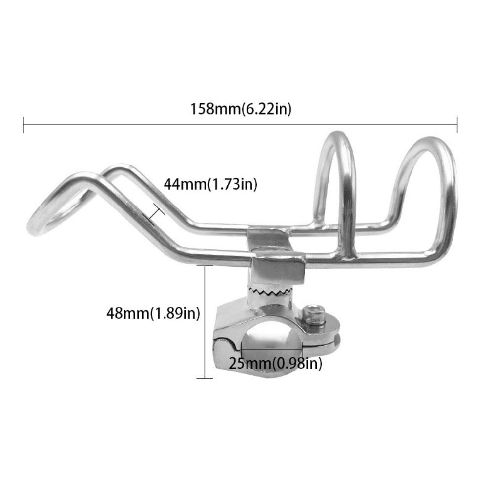 

With Wrench Fishing Rod Holder Portable Design Fish Pole Socket Support Boat Trolling Small diameter