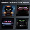 Devil Eye Car RGB LED Pixel Panel Light APP Control Soft Foldable Ambient Light DIY Programmable LED Panel Display Lamps Strips
