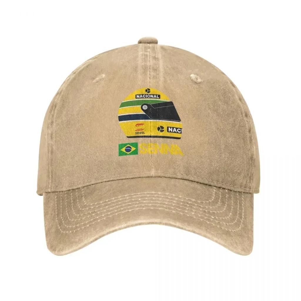 Ayrton Senna Racing Cars Merch Men Women Baseball Cap Distressed Denim Washed Caps Hat Classic Outdoor Workouts Sun Cap