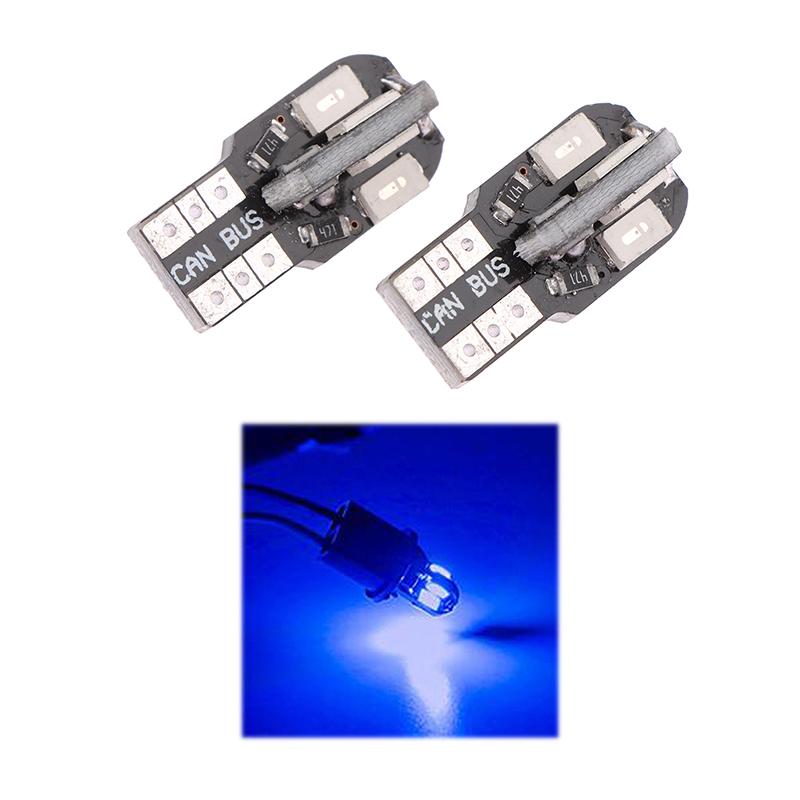 2PCS T10 LED Small Bulbs Canbus 5630 8SMD 12V 8000K License Plate Lamp Car Map Dome Lights Parking Light Auto Signal Lamp
