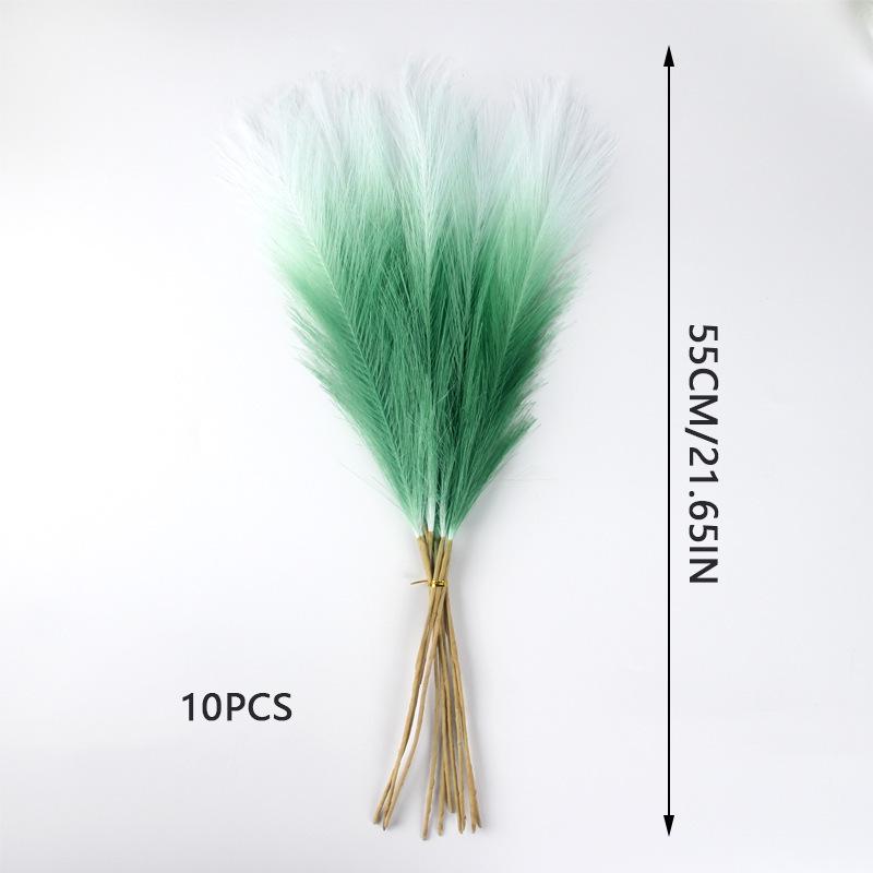 Artificial Pampas Grass & Cattails: Eternal Flower Wedding & Home Décor (55cm)