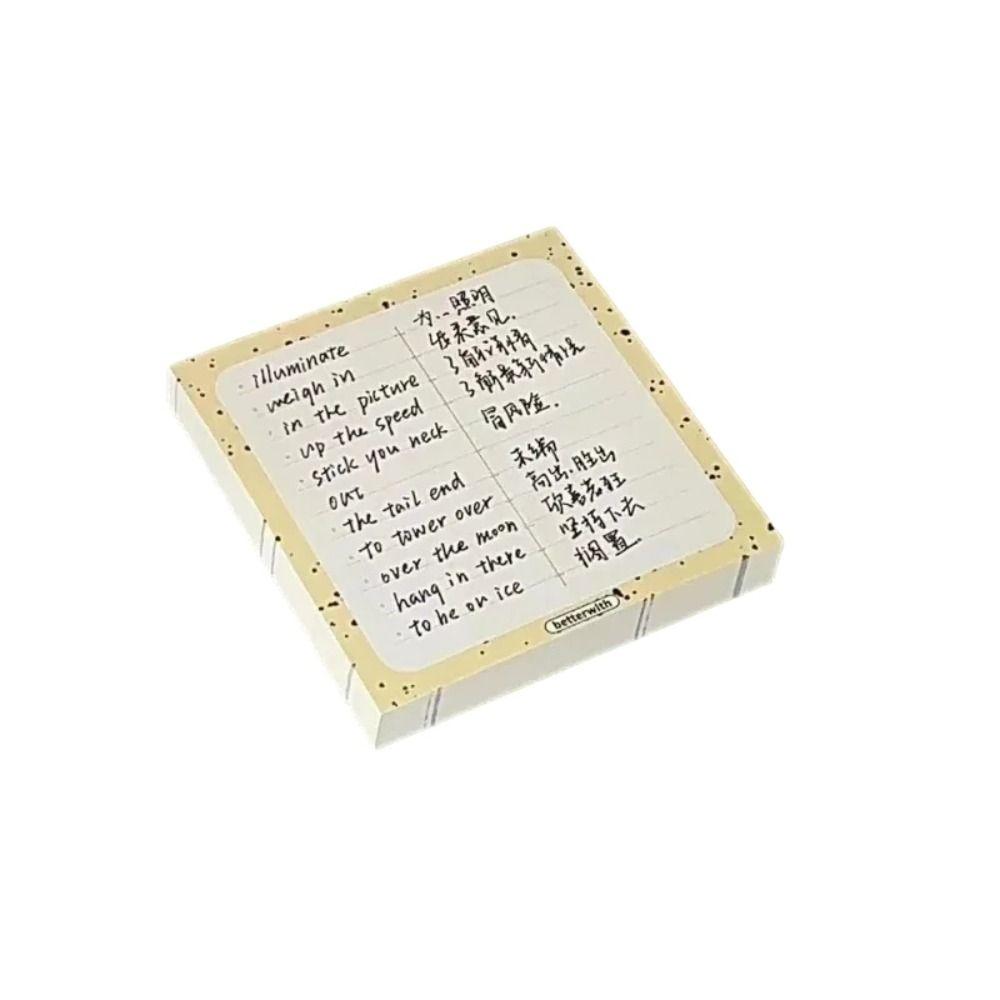 50 Pads/Pack Office Supplies Scrapbooking Notepads School Stationery Notepads Posits  Student