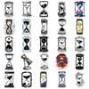10/50PCS Magic Time Sandglass Cartoon Sticker DIY Phone Laptop Luggage Skateboard Graffiti Decals