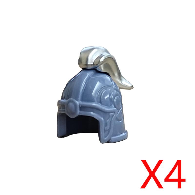 MOC Castello Medievale Cavaliere Armatura Figura Parti Blocchi da Costruzione Tempio Aquila Nera Cavaliere Guerriero Armi Accessorio Mattoncini Giocattolo T01
