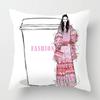 Nordic Fashion Water Cup Pillowcase Women's Favorite x Pillowcase Cushion Cover Sofa Home Decor Living Room Decor x