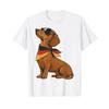 Dackel Sonnenbrille Deutschland Fan T Shirt Vintage Fashion Breathable Graphic Homme Soft Designer Clothes Slightly