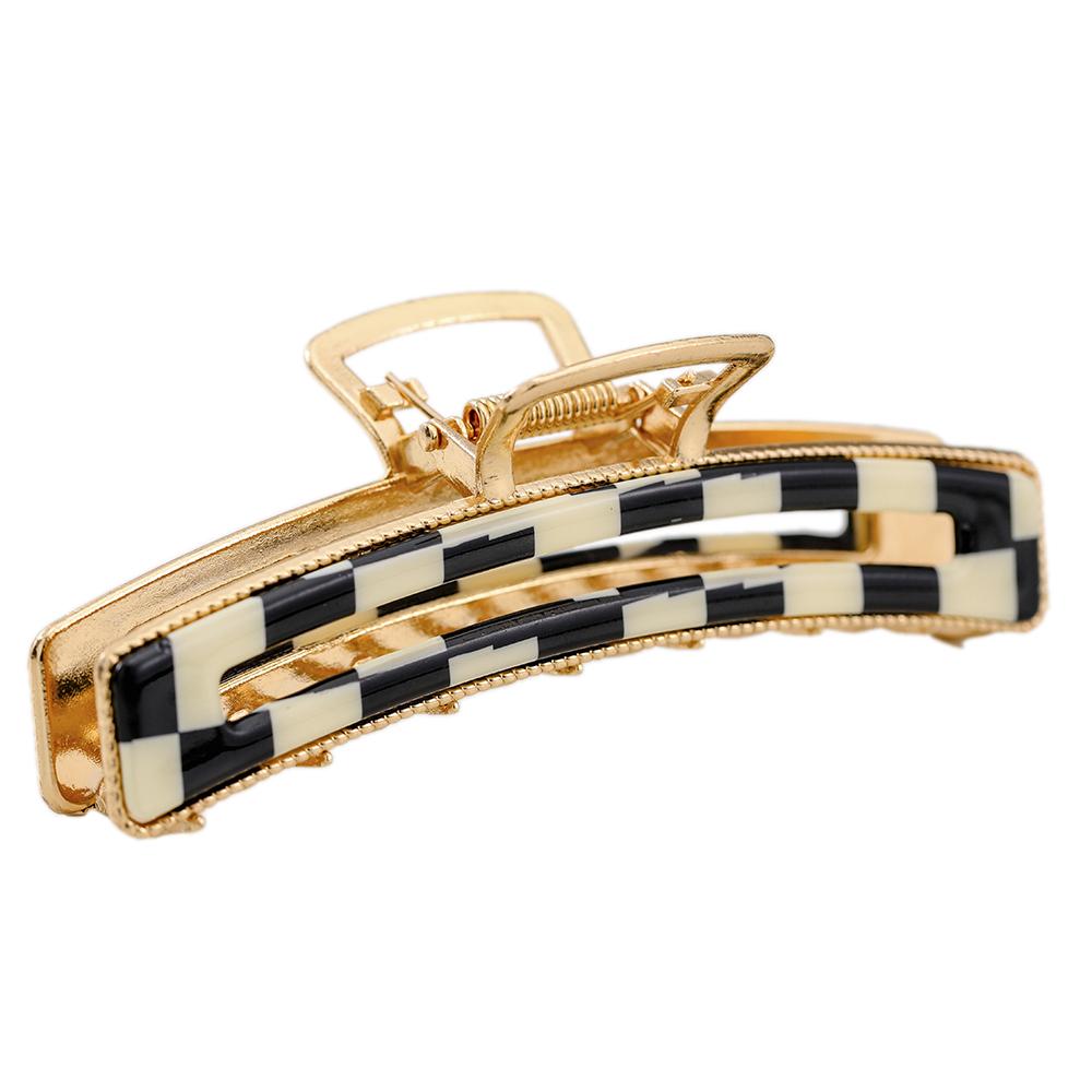 2023 Black and White Decorative Headdress Student Hairpin Temperament Women's Fashion Hairpin