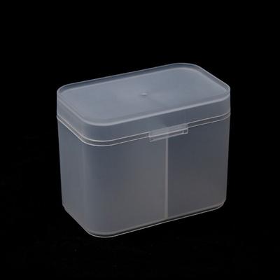 New Lightweight Cotton Pads Box Large Capacity Double Compartment Nail Wipes Box Portable Multi-purpose Makeup Brushes Organizer