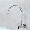 OEING Brass Wall-Mounted Kitchen Faucet