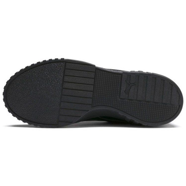 PUMA Cali Thick Sole Low Tops Casual Skateboarding Shoes Black Women's 369155-05