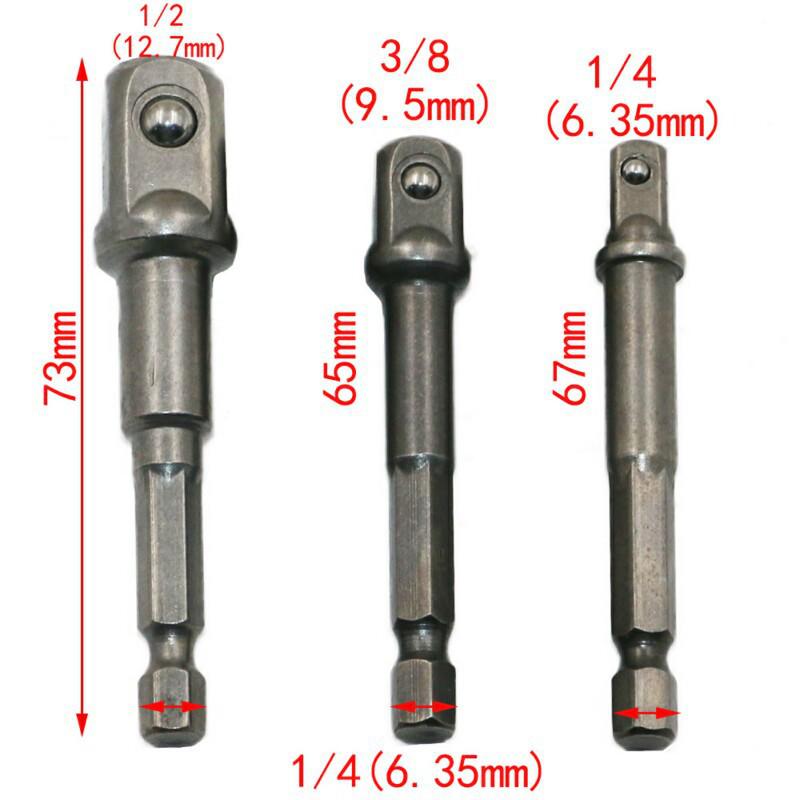 Steel Ball 8-Piece Extension Socket Adapter Set