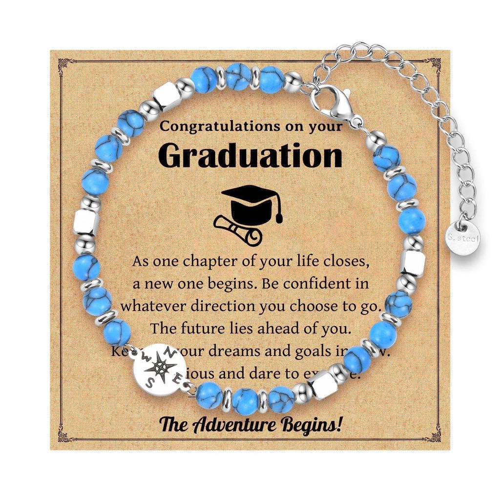 Bracelet de Couple Bohème 4MM: Pierre Naturelle Perlée avec Turquoise Zèbre Poudre et Acier Inoxydable