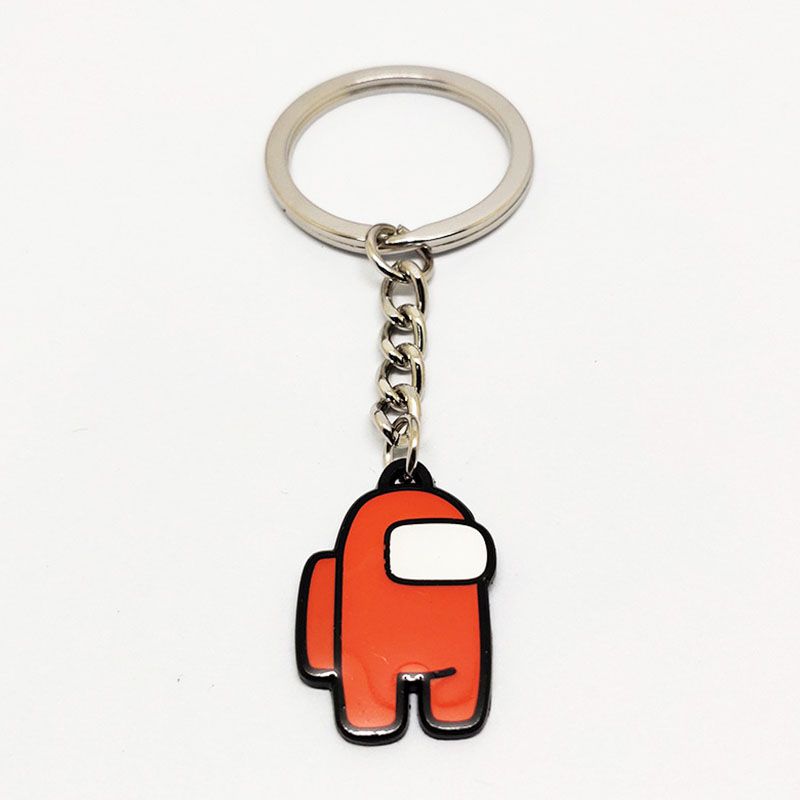 Keyrings Crewmate Car Keychains Schoolbag Buckles Xmas Kids Fans Gift