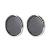 2Pcs Universal Auto Audio Dust Cover Car Speaker Grill Protective Cover Car Speaker Decorative Circle Car Electronic Accessories