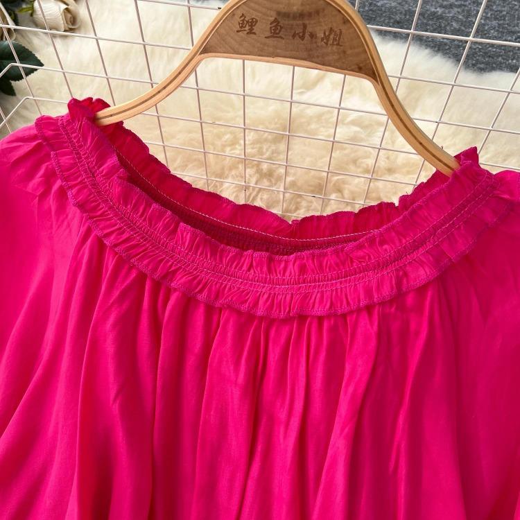 French Vintage Evening Dress Elegant Asymmetrical Ruffle O Neck Long Sleeve Lace Up Spliced Chic High Street Autumn Clothing
