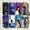 Singer A-Aitana Cuarto Azul Phone Case For Samsung Galaxy A73,A72,A71,A70,A53,A52,A51,Soft Silicone Black Cover