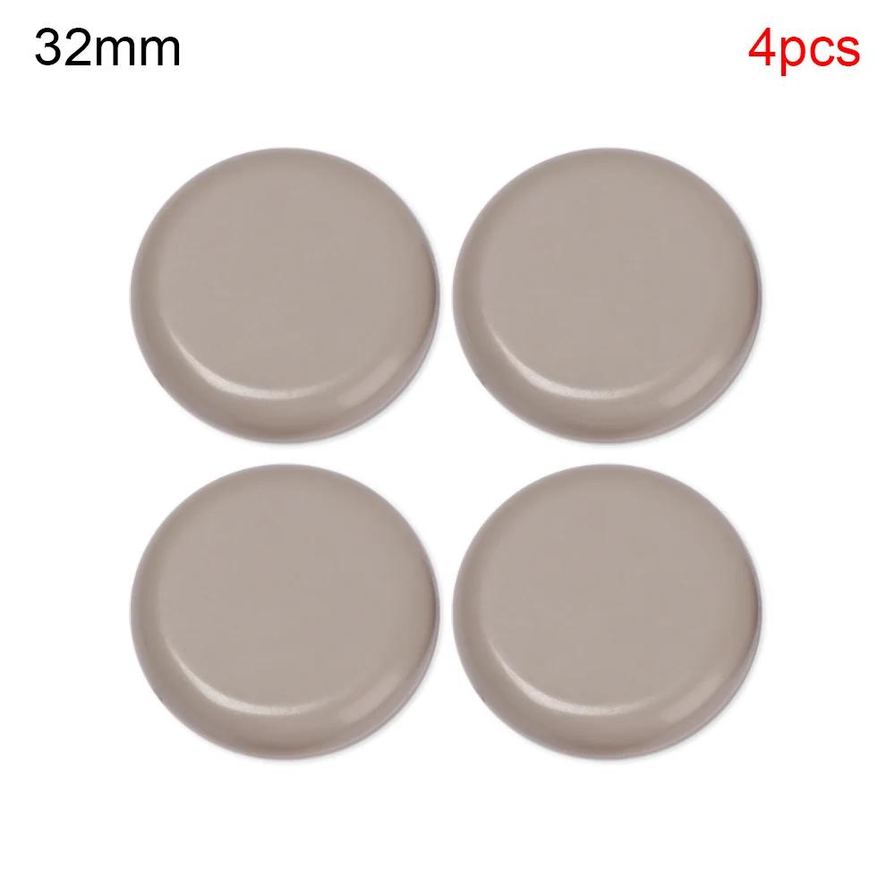 4Pcs Self-Adhesive Furniture Moving Slide Pad Round Square Wear-resisting Anti Noisy Chair Leg Slider Pads Floor Protector