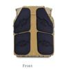 BEPAN Tactical Vest Padding - Shock-absorbing Breathable Cushioning Pad Anti-friction Gap Sweat-absorbing Front And Back Padding (8-pi