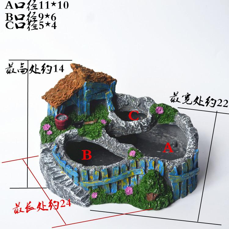 Suckulenta Växter Planter Blomkruka Harts Blomkruka Skrivbordskruka Hållare Hem Trädgårdsdekoration Växthållare