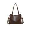 Viney Leather Handbag, Women's Large Capacity Tote Bag, Crossbody Bag, Shoulder Bag, Brown