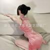 Sex Underwear Retro Split Shoulder Thin Cheongsam Uniform Seduction Clothes Passion Suit Women