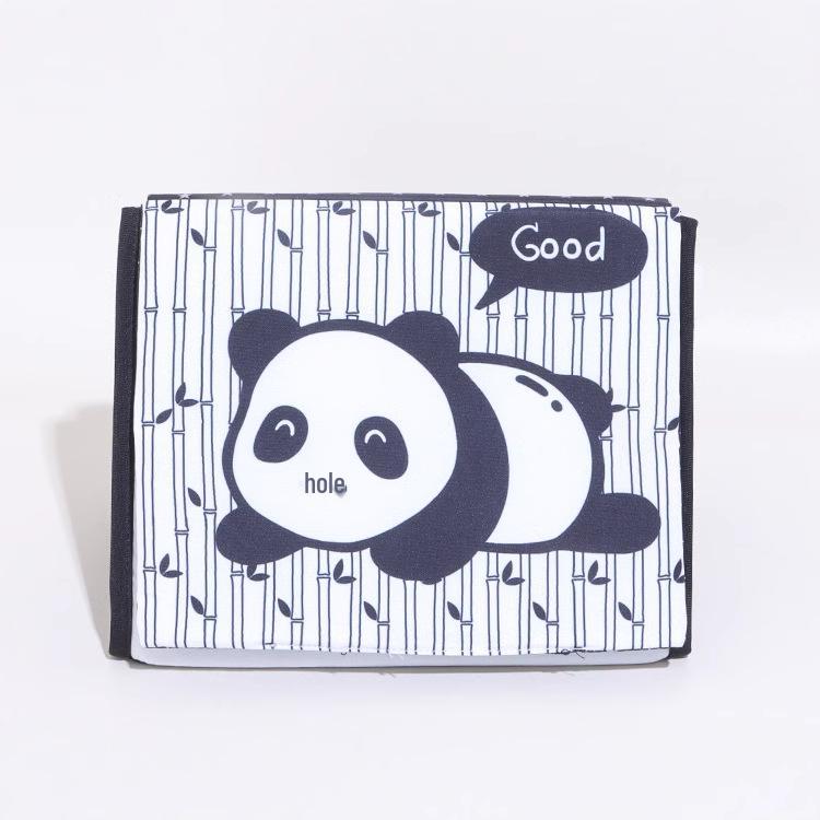 Aipinqi Baby & Toddler Foldable Black and White Funhouse Cloth Book Calendar Toy