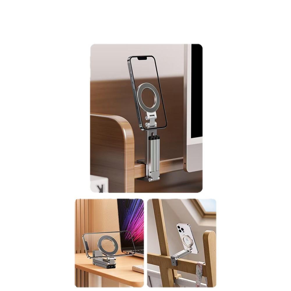New travel three-in-one magnetic mobile phone holder portable photography multi-function horizontal and vertical desktop tripod