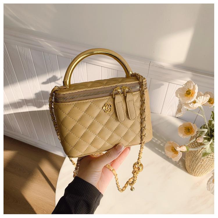 Geantă crossbody retro cu zale diamantate 2024 - Geantă de umăr versatilă cu lanț pentru femei