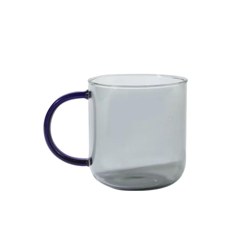Floriddle Borosilicate Mug Glass Mug Heat-resistant Glass Cup Drinkware Tea Juice Milk Cup Coffee Mug Home Water Glasses