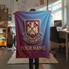 Benutzerdefinierte West Ham United Flanelldecke, Hohe Qualität, Bequem für alle Jahreszeiten, Heimdekoration, Wärme und Komfort