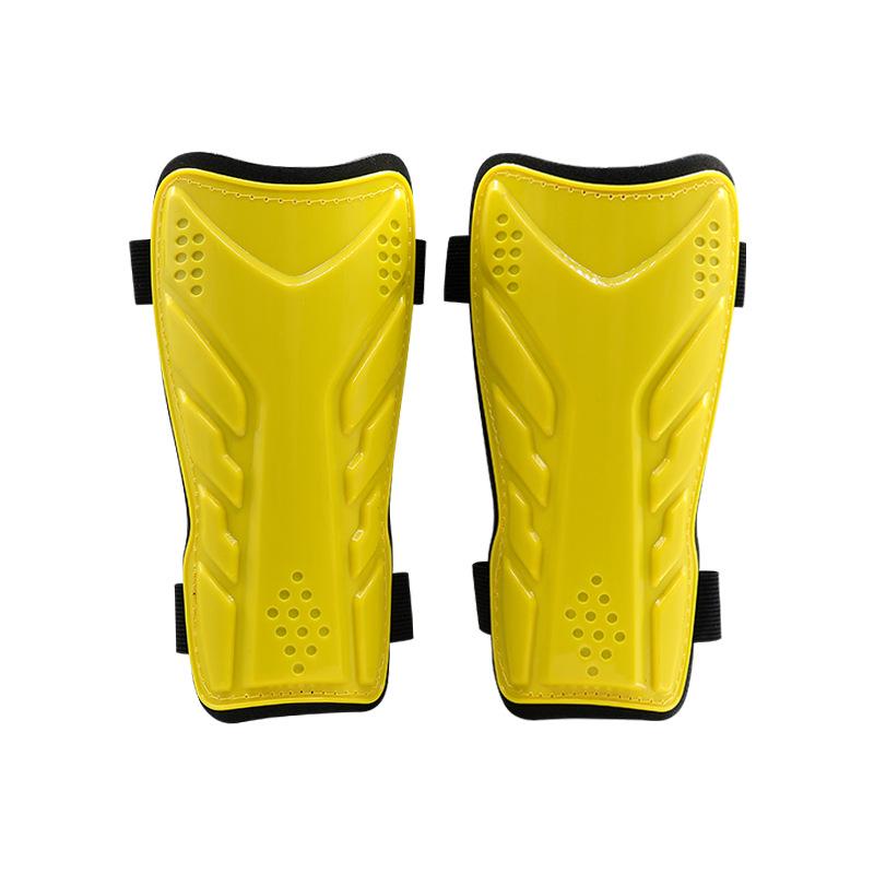 Pro Football Shin Guards with Double Straps & EVA Padding - Anti-Collision Velcro Design
