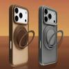 360° drehbarer Ständer Ringhalter Mattes Case für Magsafe Laden für iPhonne Air 17 16 15 14 Plus 13 12 11 Pro Max Rüstungsabdeckung