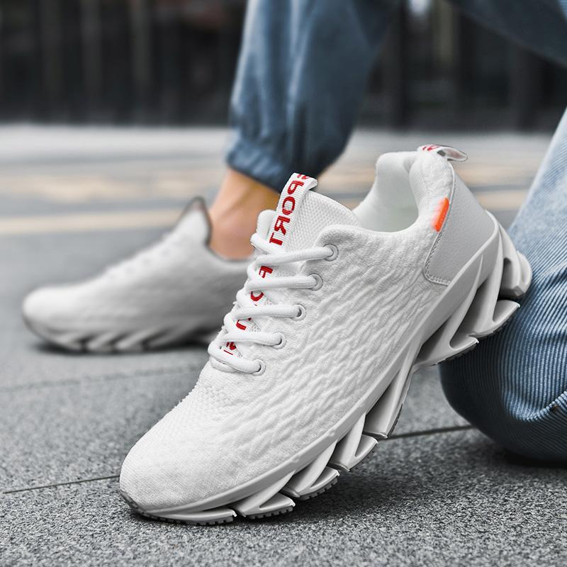 Herresko Joggesko Herre tenis Luksussko Herre casual Trainer Race Pustende mote loafers løpesko for menn