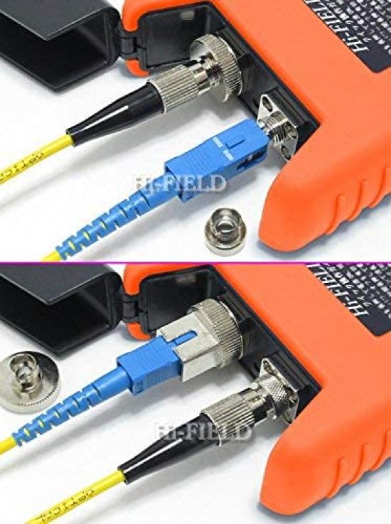 Optical Power Meter Optical Fiber Checker Integrated Function Set Japanese Instruction Manual Batteries Included Hi-FIELD HF-610A (10km)
