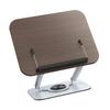 Book Stand Foldable   Book Holder with 360 Degrees  Rotating Base Elastic Clips for Recipe Tablet Laptop